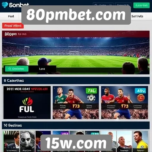 Recursos de jogos ao vivo disponíveis no 80pmbet.com